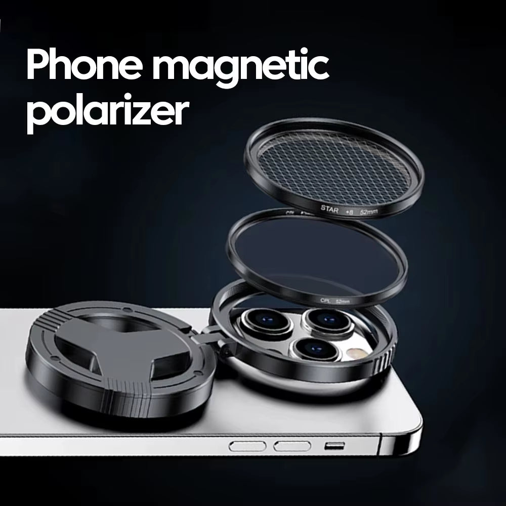 Magnetic Holder Universal 52MM CPL Filter Circular Phone Camera Lens Polarizer Filter Lens for Magsafe Phone