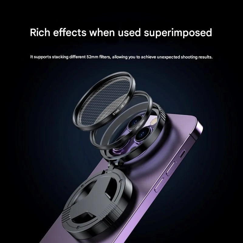 High Quality 52Mm Phone Filter Lens Circular Polarizer Polarizing Filter CPL Polarizer Lens Filter Eliminate Reflective Live